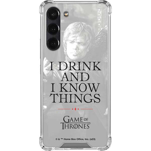Game of Thrones: Tyrion Lannister Quote Galaxy S23 Plus Clear Case