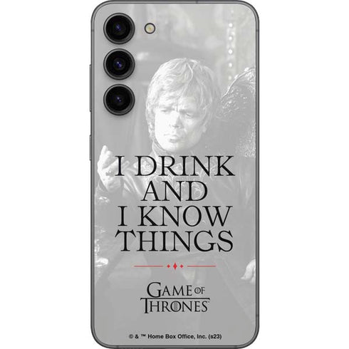 Game of Thrones: Tyrion Lannister Quote Galaxy S23 Plus Skin