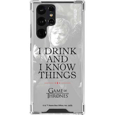 Game of Thrones: Tyrion Lannister Quote Galaxy S23 Ultra Clear Case