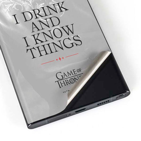 Game of Thrones: Tyrion Lannister Quote Galaxy S23 Ultra Skin
