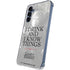 Game of Thrones: Tyrion Lannister Quote Galaxy S24 Clear Case