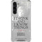 Game of Thrones: Tyrion Lannister Quote Galaxy S24 FE Clear Case