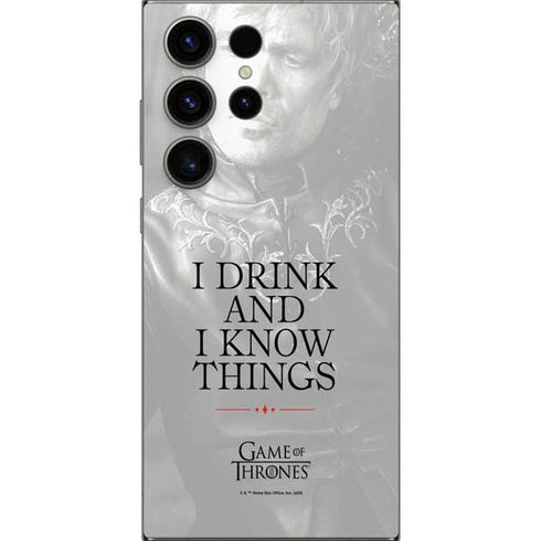 Game of Thrones: Tyrion Lannister Quote Galaxy S25 Ultra Skin