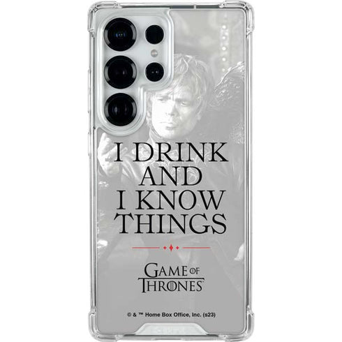 Game of Thrones: Tyrion Lannister Quote Galaxy S25 Ultra Clear Case