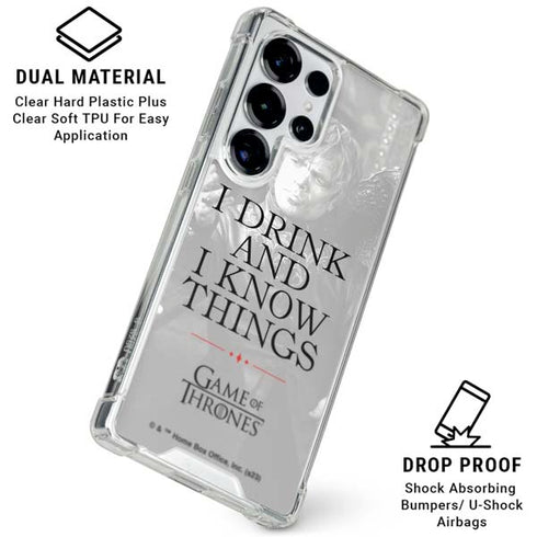 Game of Thrones: Tyrion Lannister Quote Galaxy S25 Ultra Clear Case