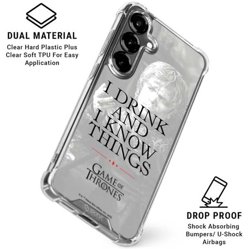 Game of Thrones: Tyrion Lannister Quote Galaxy S26 Plus Clear Case