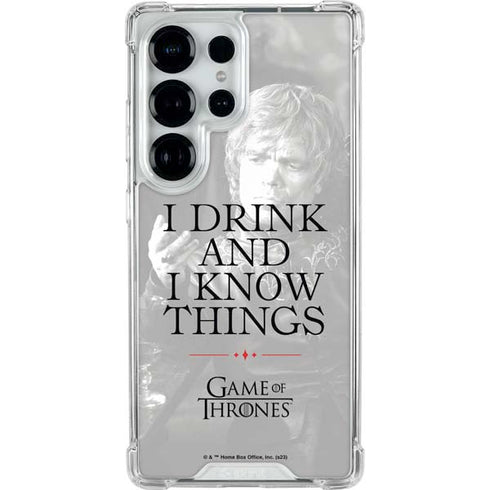 Game of Thrones: Tyrion Lannister Quote Galaxy S26 Ultra Clear Case