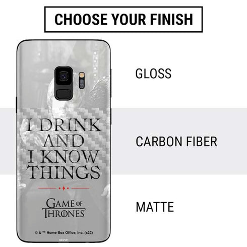 Game of Thrones: Tyrion Lannister Quote Galaxy S9 Skin