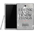 Game of Thrones: Tyrion Lannister Quote Samsung Galaxy Tab Skin