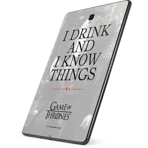 Game of Thrones: Tyrion Lannister Quote Samsung Galaxy Tab Skin