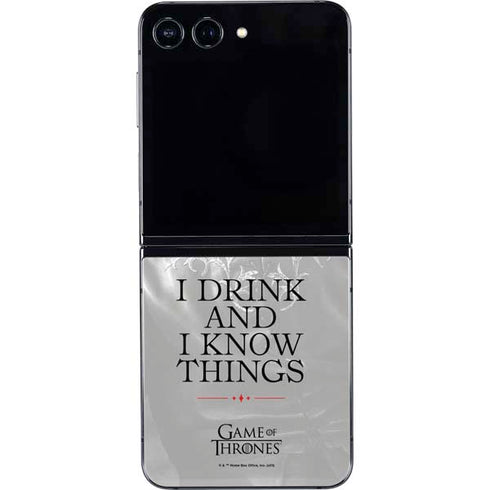 Game of Thrones: Tyrion Lannister Quote Galaxy Z Flip5 5G Skin