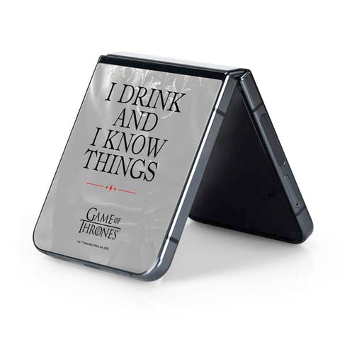 Game of Thrones: Tyrion Lannister Quote Galaxy Z Flip5 5G Skin