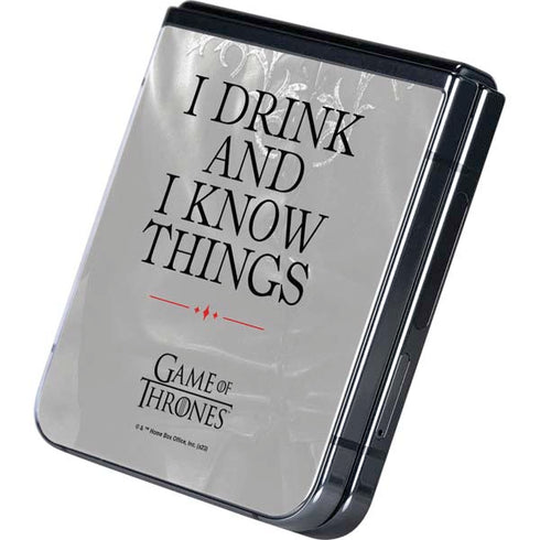 Game of Thrones: Tyrion Lannister Quote Galaxy Z Flip5 5G Skin