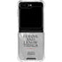 Game of Thrones: Tyrion Lannister Quote Galaxy Z Flip6 Clear Case