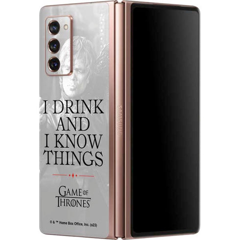 Game of Thrones: Tyrion Lannister Quote Galaxy Z Fold2 5G Skin