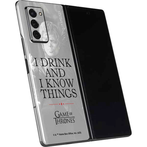 Game of Thrones: Tyrion Lannister Quote Galaxy Z Fold2 5G Skin