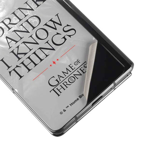 Game of Thrones: Tyrion Lannister Quote Galaxy Z Fold2 5G Skin