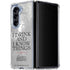 Game of Thrones: Tyrion Lannister Quote Galaxy Z Fold5 5G Clear Case