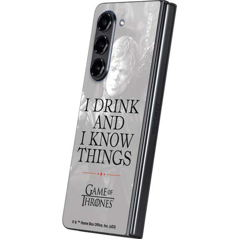 Game of Thrones: Tyrion Lannister Quote Galaxy Z Fold5 5G Skin