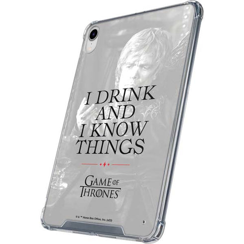 Game of Thrones: Tyrion Lannister Quote iPad 11th Gen (2025) Clear Case