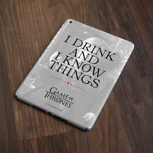 Game of Thrones: Tyrion Lannister Quote Apple iPad Skin