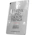 Game of Thrones: Tyrion Lannister Quote Apple iPad Air Skin