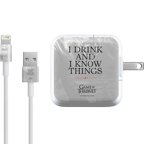 Game of Thrones: Tyrion Lannister Quote iPad Charger (10W USB) Skin