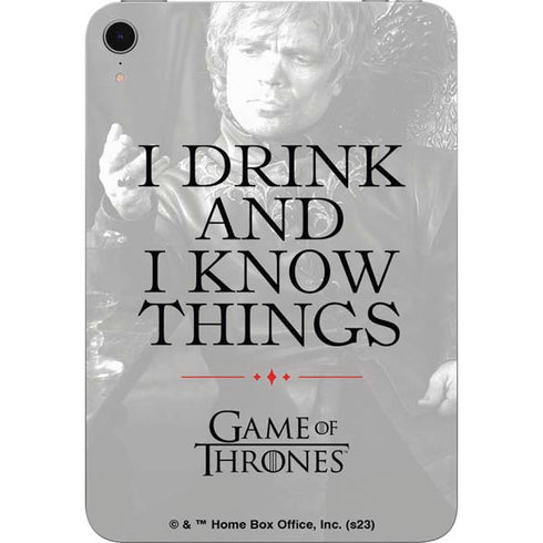 Game of Thrones: Tyrion Lannister Quote Apple iPad Mini Skin