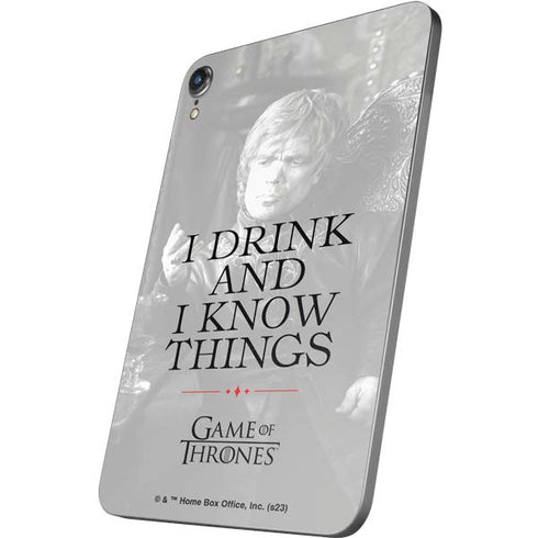Game of Thrones: Tyrion Lannister Quote Apple iPad Mini Skin