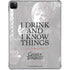 Game of Thrones: Tyrion Lannister Quote iPad Pro 11in (2024) Clear Case