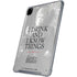 Game of Thrones: Tyrion Lannister Quote iPad Pro 12.9in (2020) Clear Case
