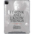 Game of Thrones: Tyrion Lannister Quote iPad Cases