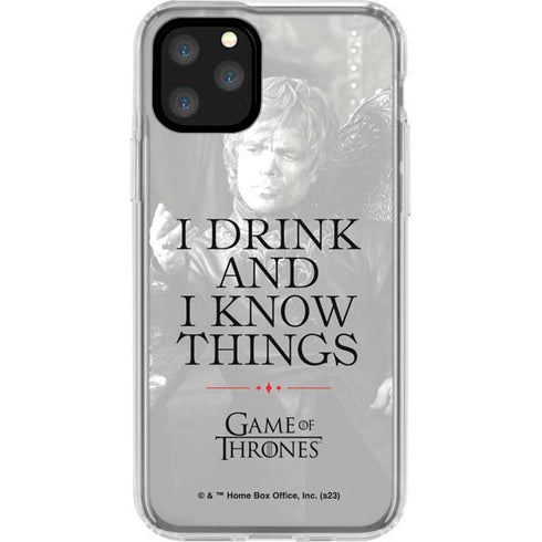 Game of Thrones: Tyrion Lannister Quote iPhone 11 Pro Clear Case