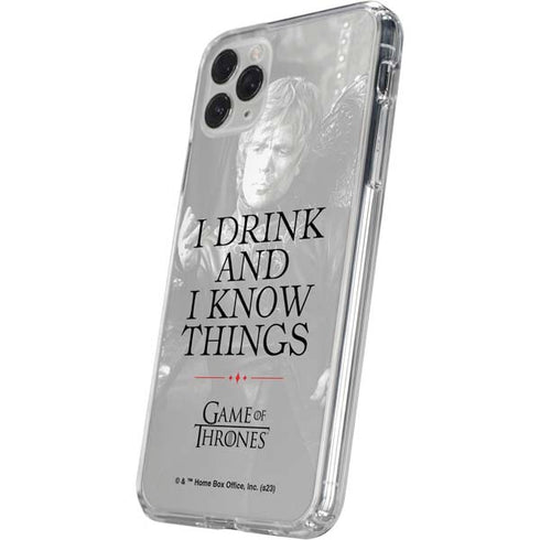 Game of Thrones: Tyrion Lannister Quote iPhone 11 Pro Clear Case