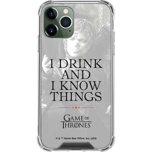 Game of Thrones: Tyrion Lannister Quote iPhone 11 Pro Max Clear Case