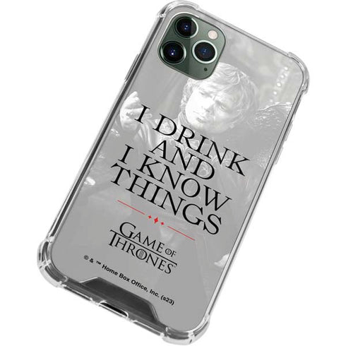 Game of Thrones: Tyrion Lannister Quote iPhone 11 Pro Max Clear Case