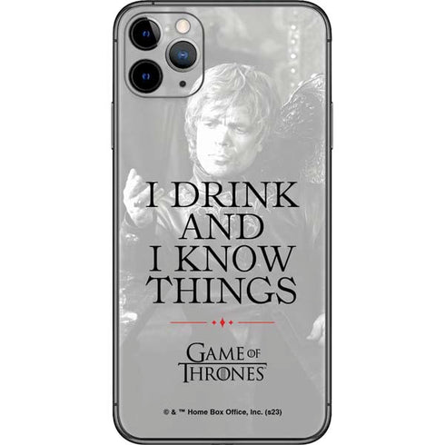 Game of Thrones: Tyrion Lannister Quote iPhone 11 Pro Max Skin