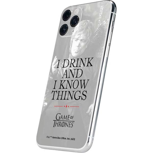 Game of Thrones: Tyrion Lannister Quote iPhone 11 Pro Skin
