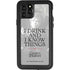Game of Thrones: Tyrion Lannister Quote iPhone 11 Pro Waterproof Case