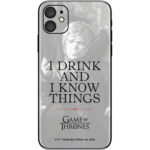 Game of Thrones: Tyrion Lannister Quote iPhone 11 Skin