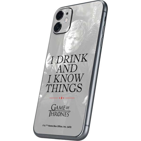 Game of Thrones: Tyrion Lannister Quote iPhone 11 Skin