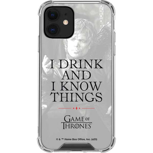 Game of Thrones: Tyrion Lannister Quote iPhone 12 Clear Case