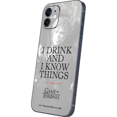 Game of Thrones: Tyrion Lannister Quote iPhone 12 Mini Skin