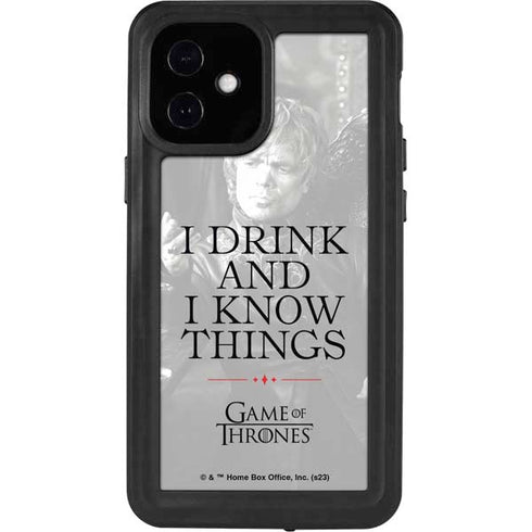 Game of Thrones: Tyrion Lannister Quote iPhone 12 Mini Waterproof Case