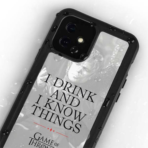 Game of Thrones: Tyrion Lannister Quote iPhone 12 Mini Waterproof Case