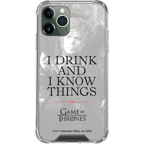 Game of Thrones: Tyrion Lannister Quote iPhone 12 Pro Clear Case