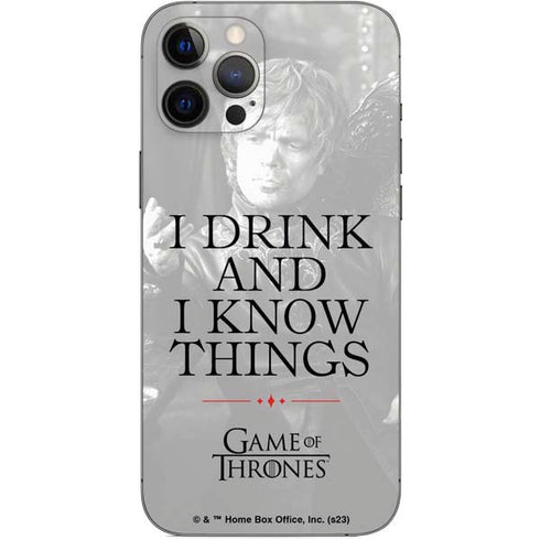 Game of Thrones: Tyrion Lannister Quote iPhone 12 Pro Max Skin