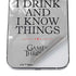 Game of Thrones: Tyrion Lannister Quote iPhone 12 Pro Max Skin