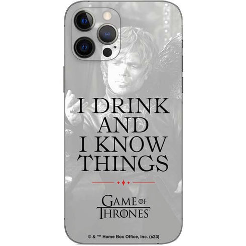Game of Thrones: Tyrion Lannister Quote iPhone 12 Pro Skin