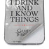 Game of Thrones: Tyrion Lannister Quote iPhone 12 Pro Skin